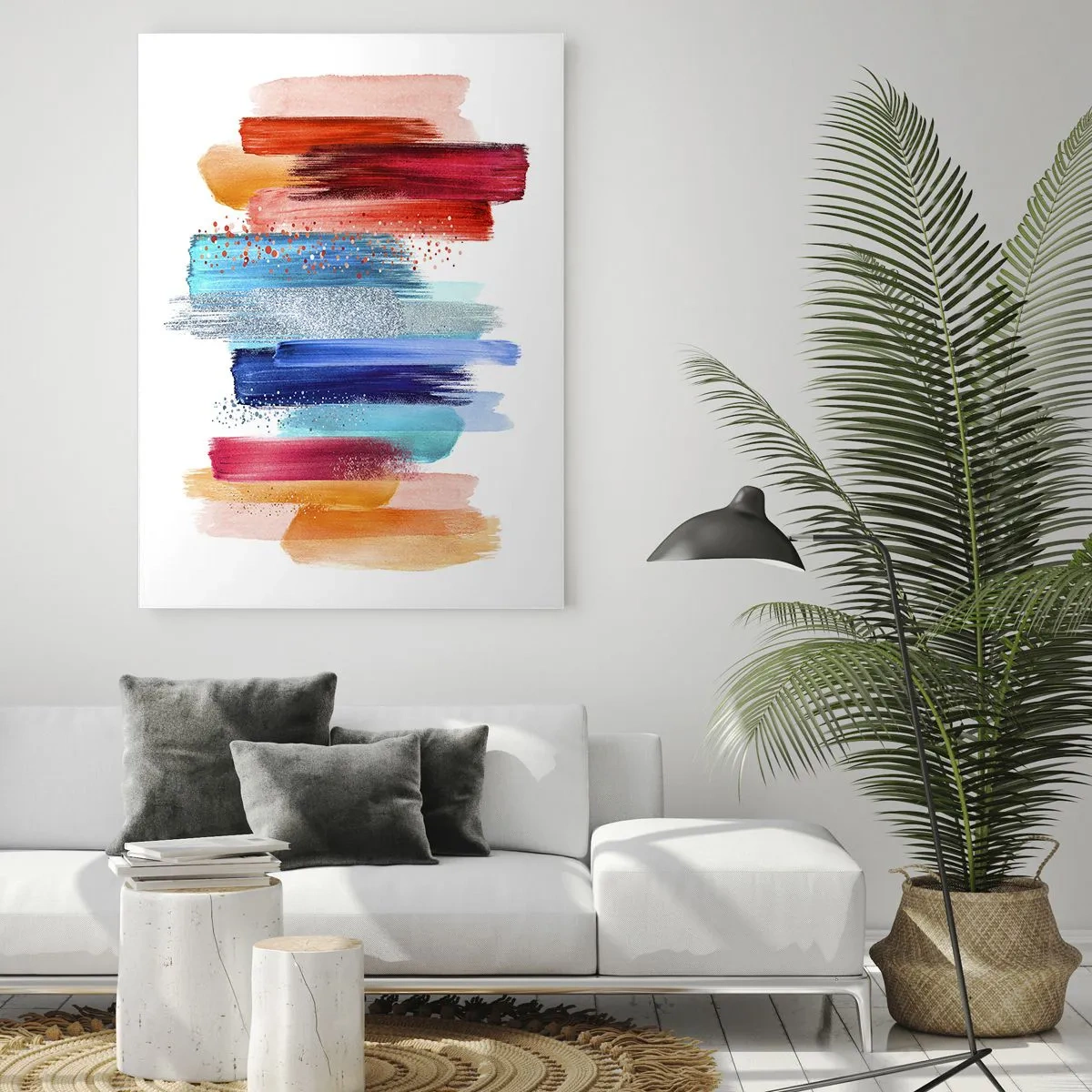 Obraz na skle - Hore a dole - 70x100 cm