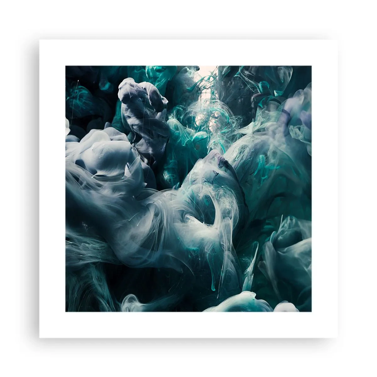 Plagát - Pohyb farby - 40x40 cm