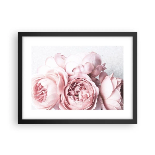 Plagát v čiernom ráme - Pre romantikov - 40x30 cm