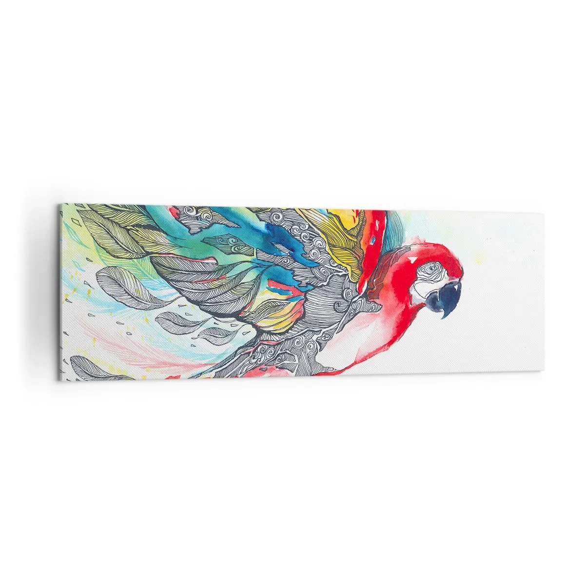 Obraz na plátne - Ži farebne - 160x50 cm