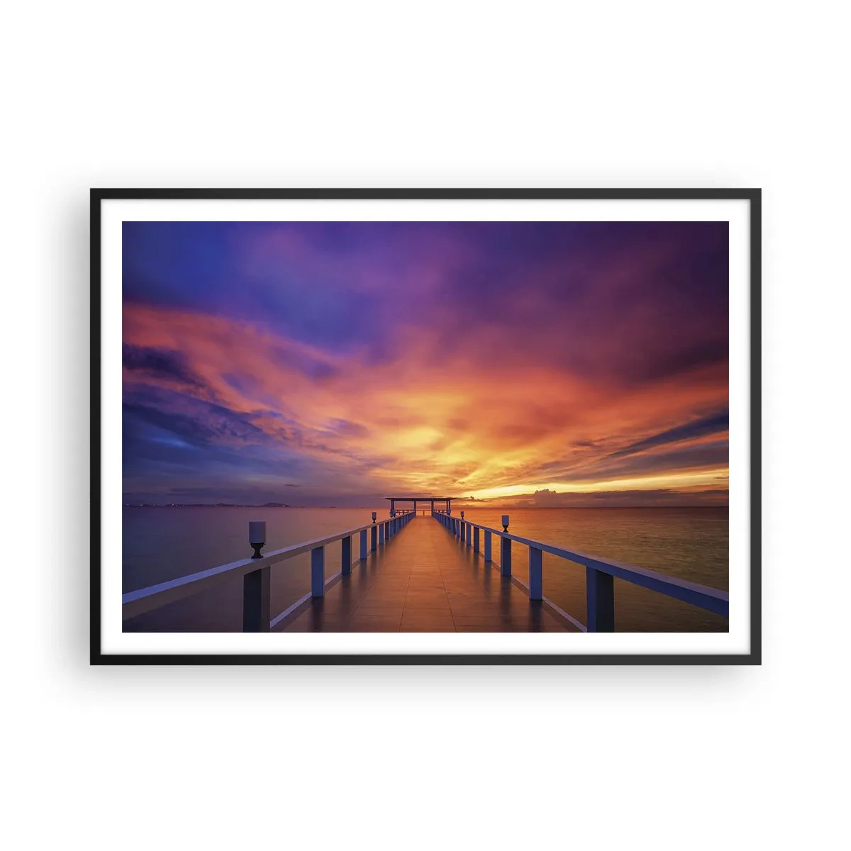 Plagát v čiernom ráme - Bez konca - 100x70 cm