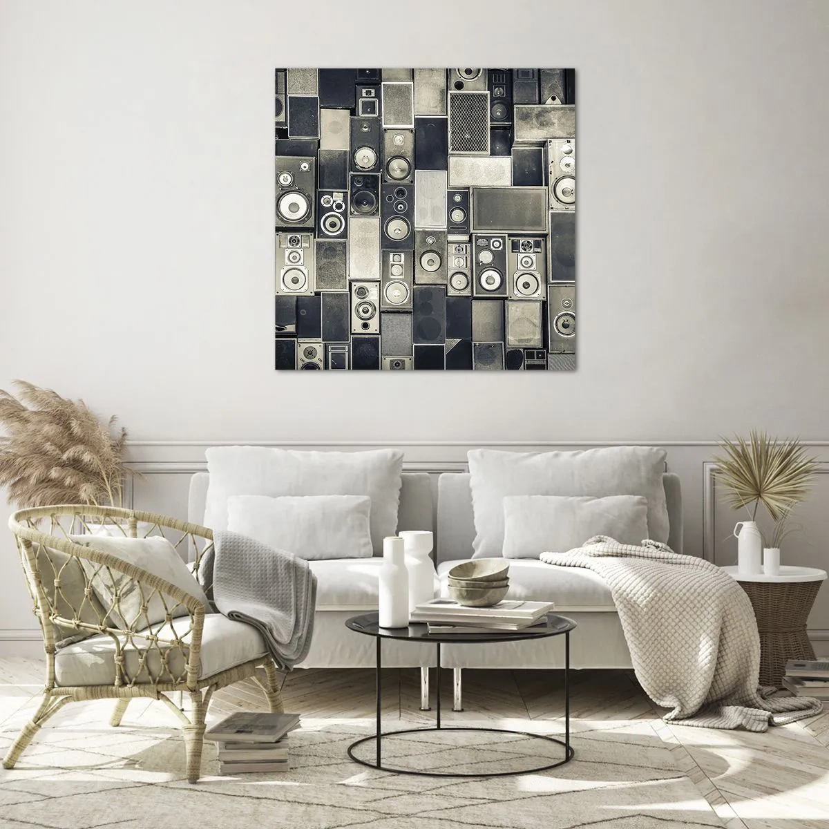 Obraz na skle - A všetko je v pohode - 70x70 cm