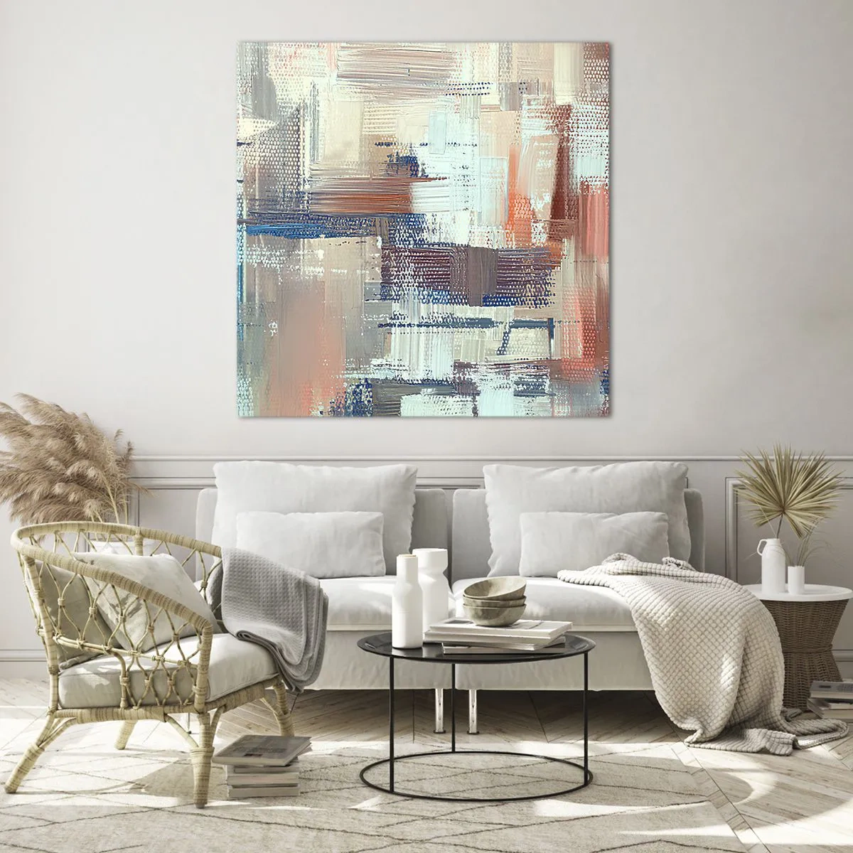 Obraz na skle - Dostať sa k svetlu - 30x30 cm