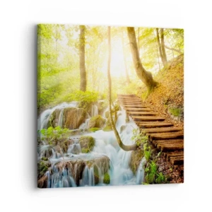 Obraz na plátne - Vytúžený chlad - 30x30 cm