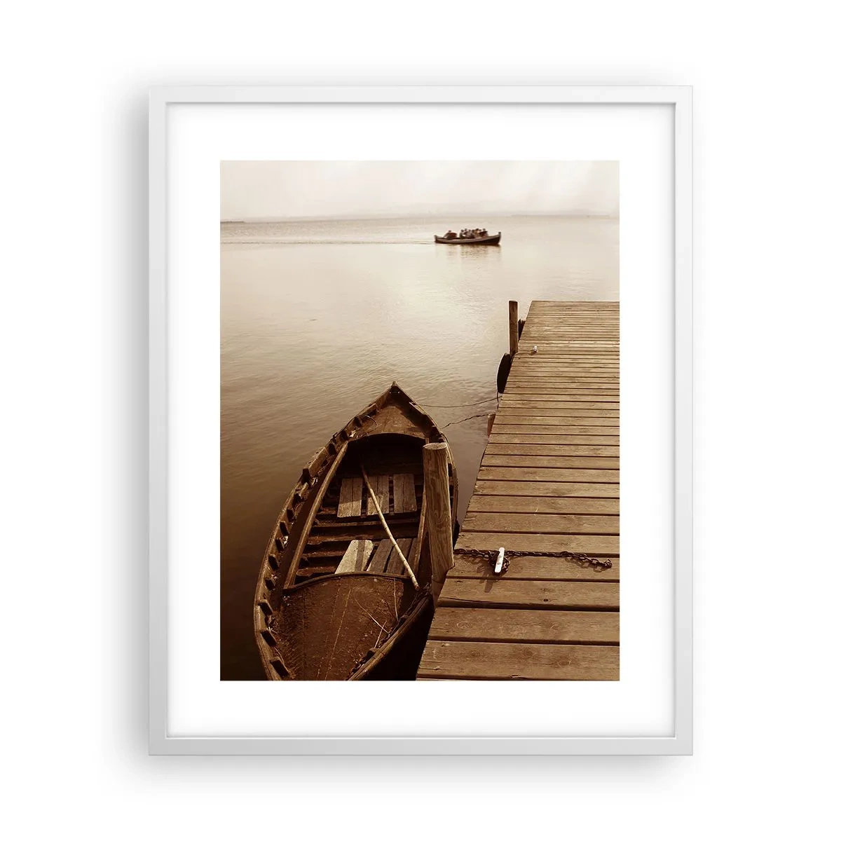 Plagát v bielom ráme - Veľký pokoj - 40x50 cm