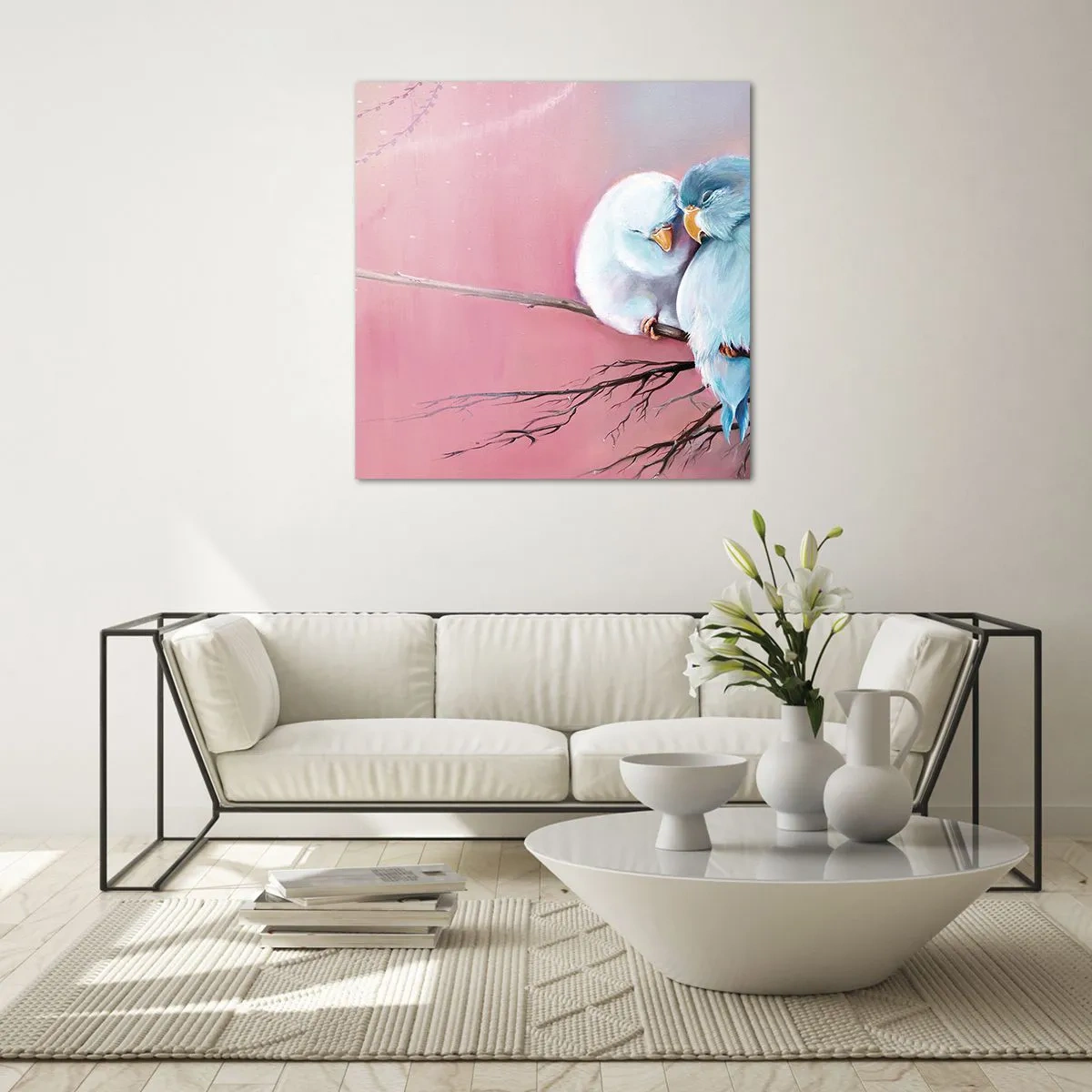 Obraz na skle - Čo k tomu dodať? - 60x60 cm