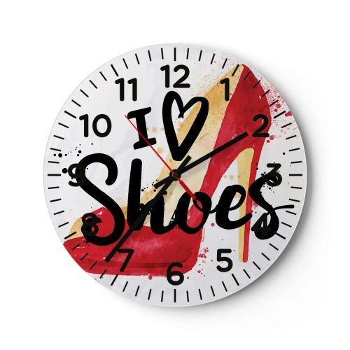 Nástenné hodiny - Láska má viac podôb - 40x40 cm