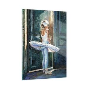 Obraz na skle - Pred predstavením - 50x70 cm