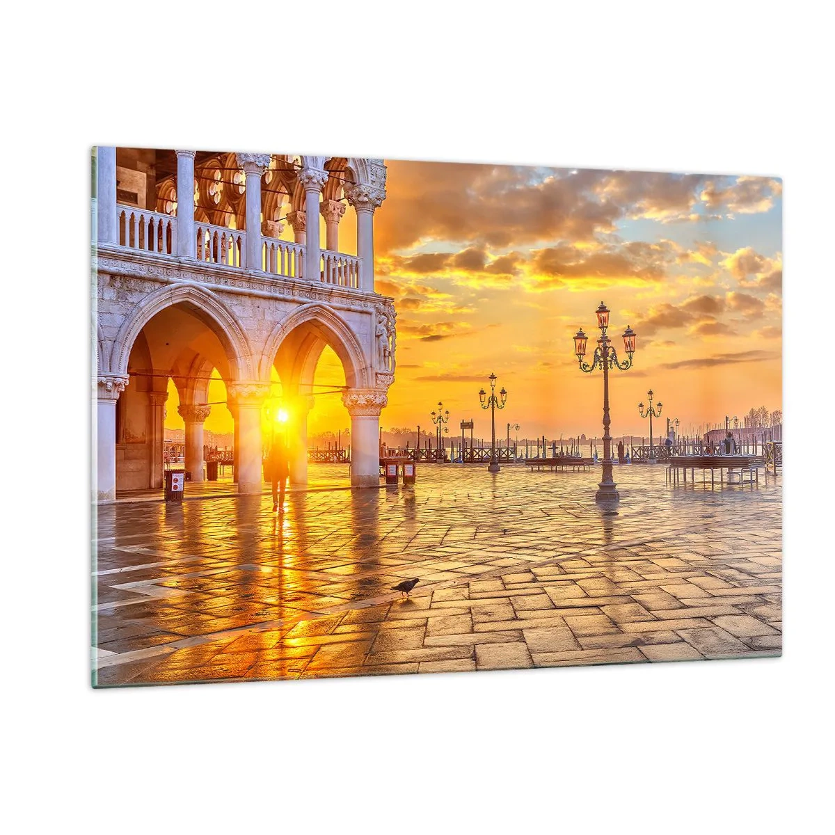Obraz na skle - Kde sú všetci? - 120x80 cm