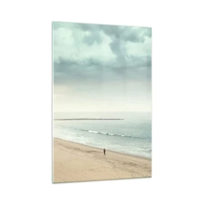 Obraz na skle - Hľadám pokoj - 70x100 cm