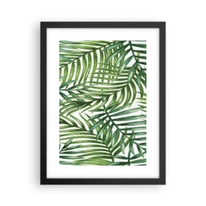 Plagát v čiernom ráme - Pod zeleným baldachýnom - 30x40 cm