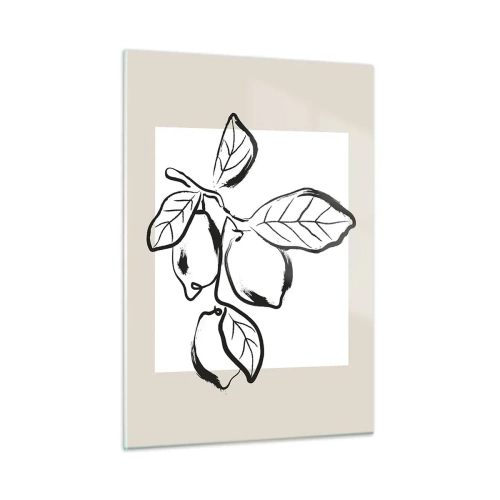 Obraz na skle - Kde citrón dozrieva… - 50x70 cm