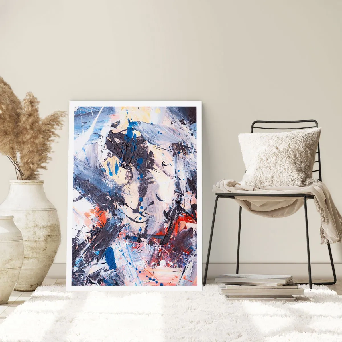 Plagát - Bláznivý tanec abstrakcie - 61x91 cm