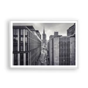 Plagát v bielom ráme - Varšavské údolie - 100x70 cm