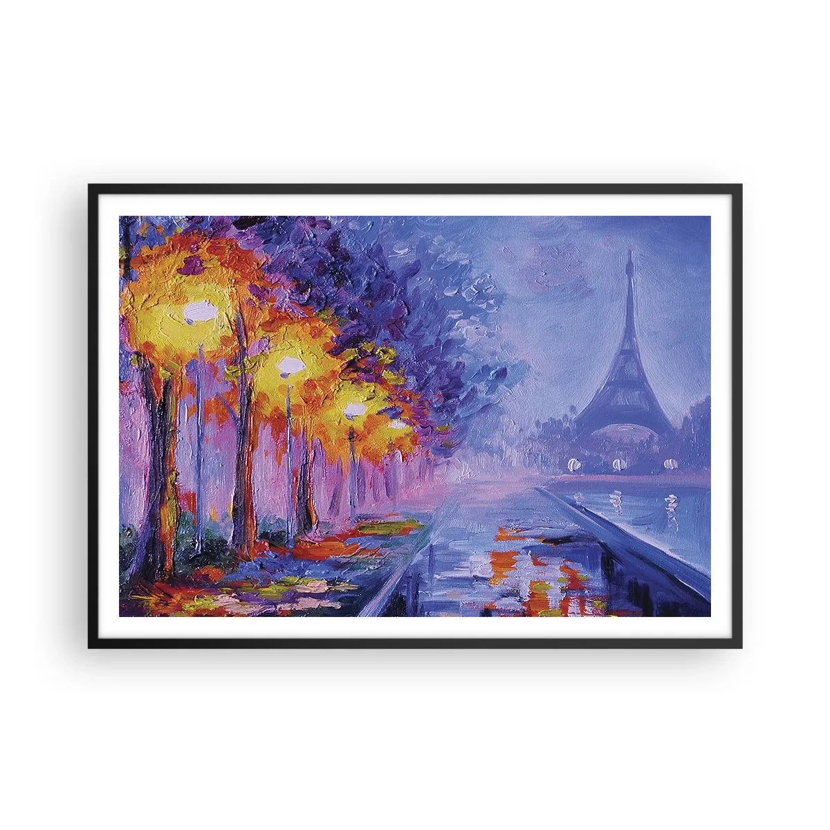 Plagát v čiernom ráme - Prechádzka snov - 100x70 cm