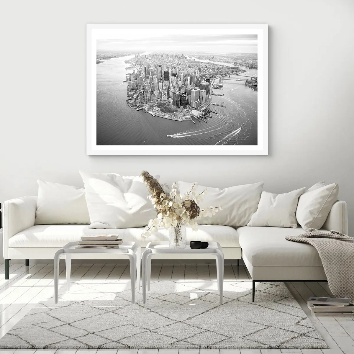 Plagát v bielom ráme - Ako nemilovať? - 70x50 cm