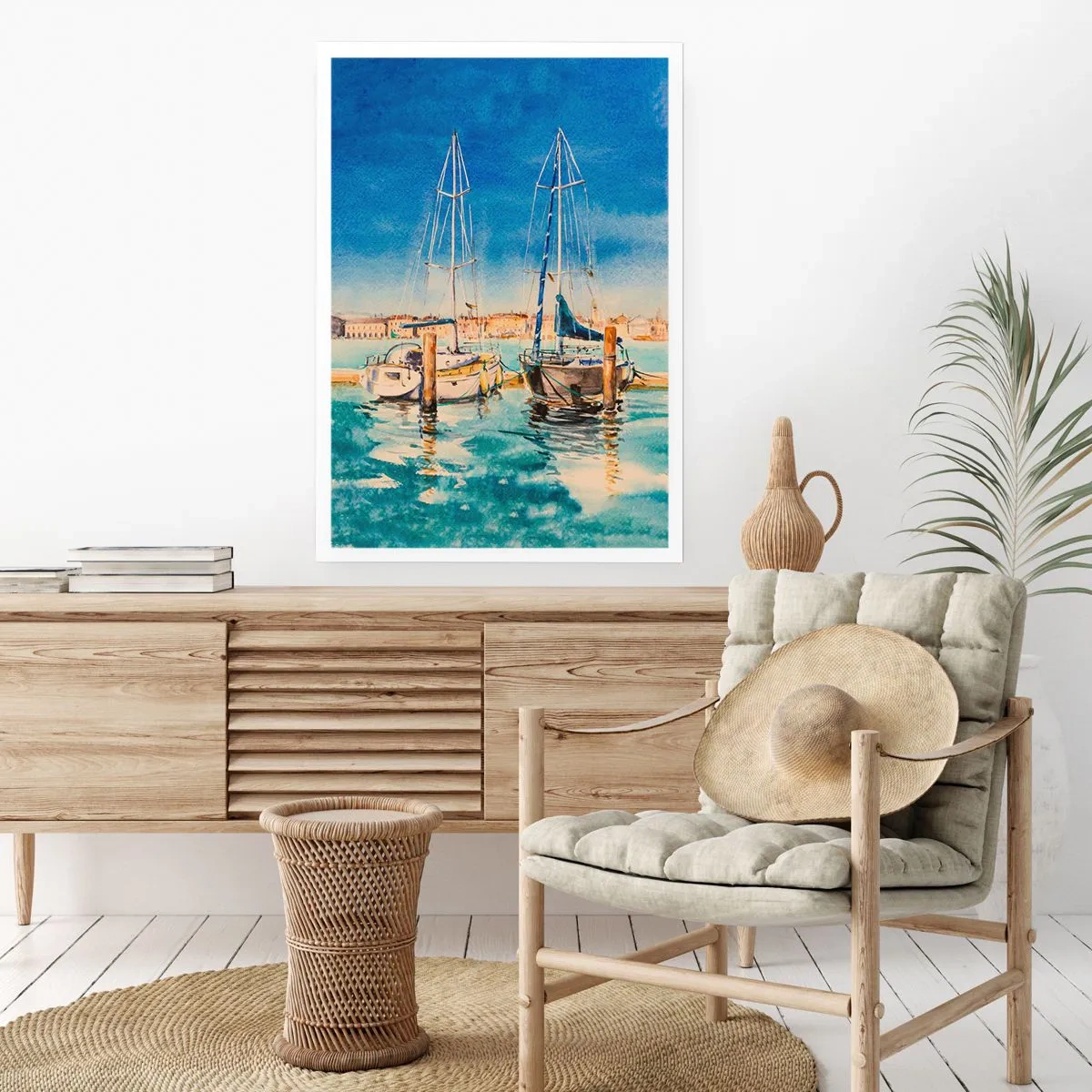 Plagát - Slnečná lagúna - 50x70 cm