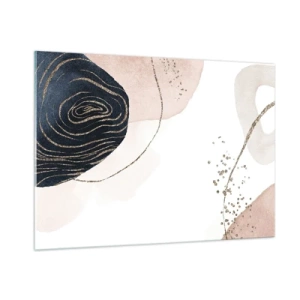 Obraz na skle - Všetko plynie - 100x70 cm