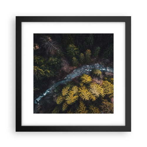 Plagát v čiernom ráme - Rýchlo, stále rýchlejšie - 30x30 cm