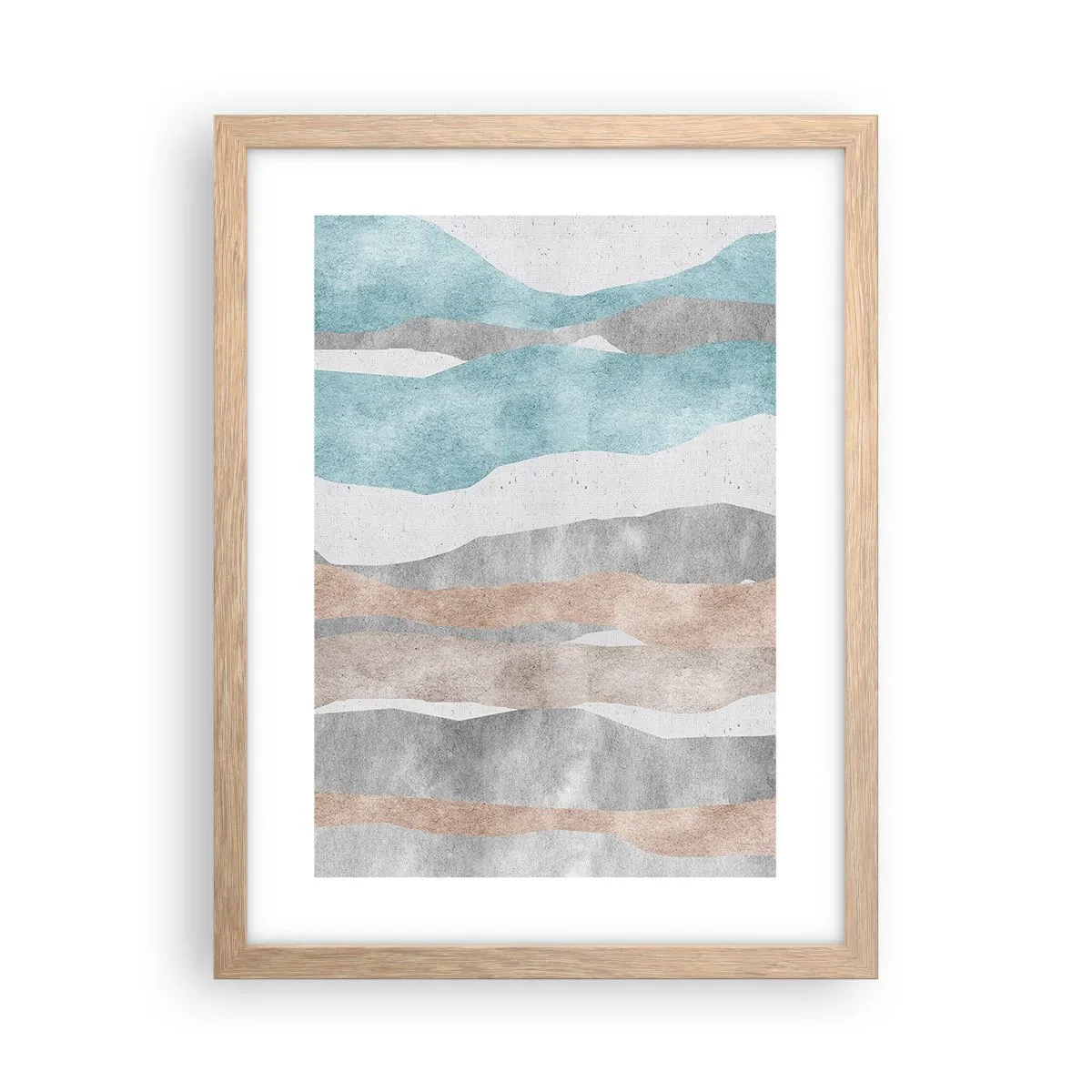 Plagát v ráme zo svetlého duba - Štúdia blízkosti - 30x40 cm