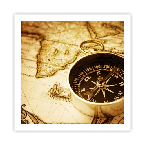 Plagát - Na východ alebo na západ? - 60x60 cm