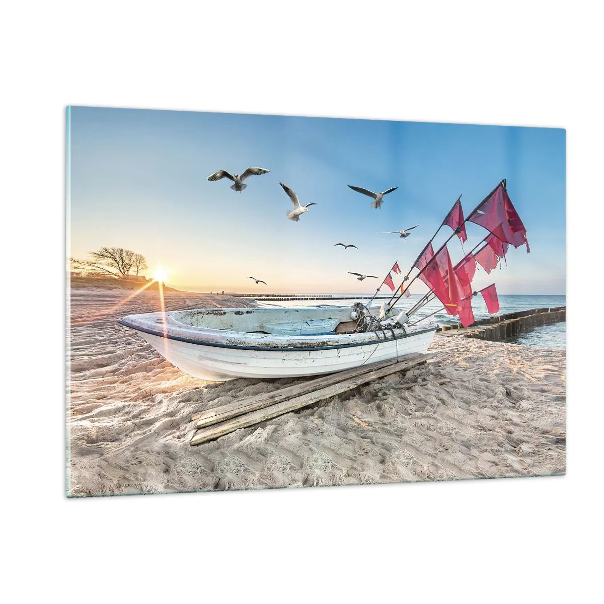 Obraz na skle - Zaslúžená prestávka - 120x80 cm