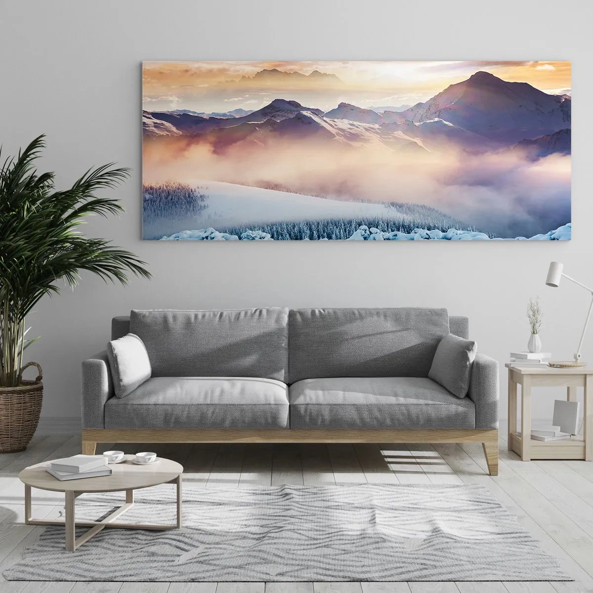 Obraz na skle - Sila a čistota prírody - 100x40 cm