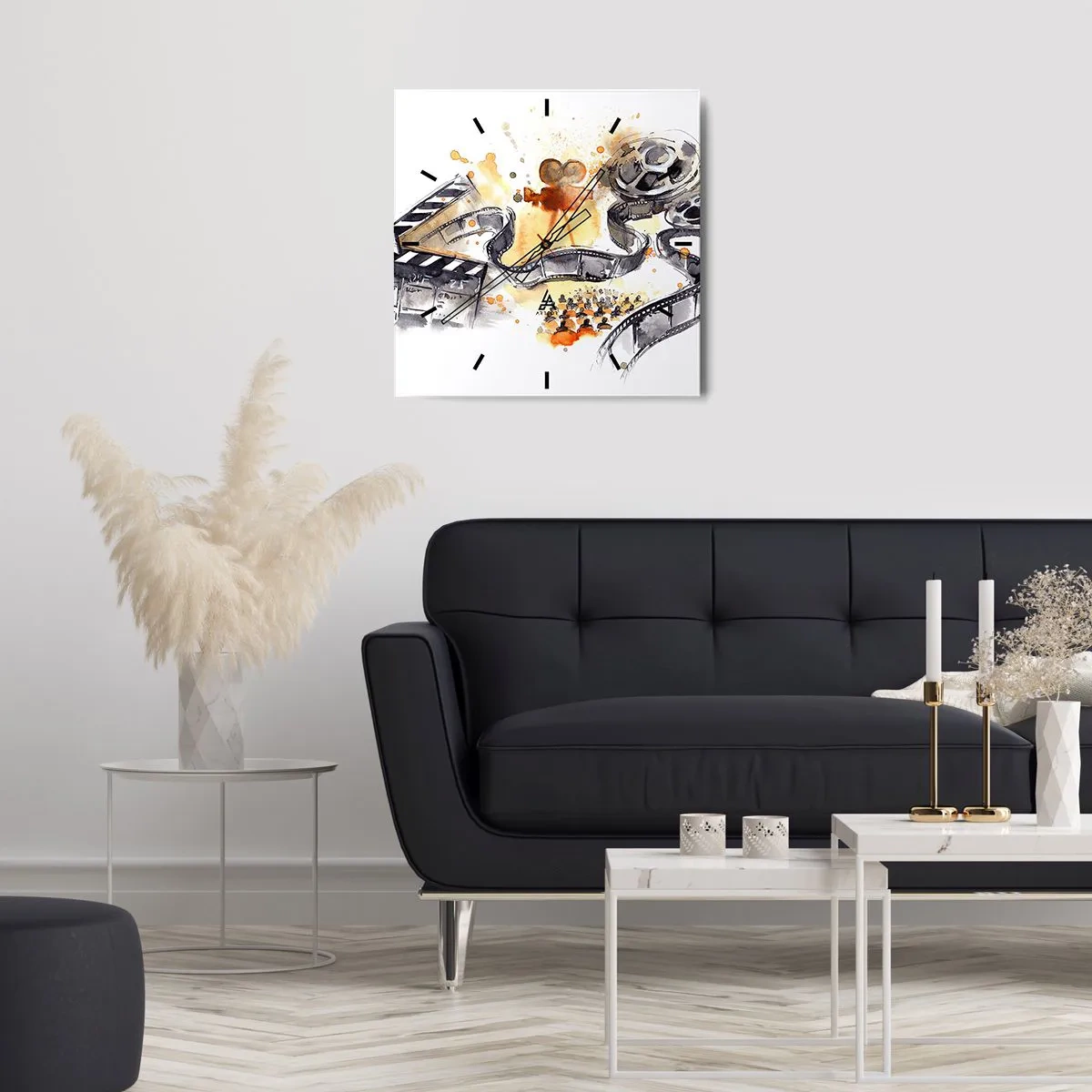 Nástenné hodiny - V krajine snov - 40x40 cm