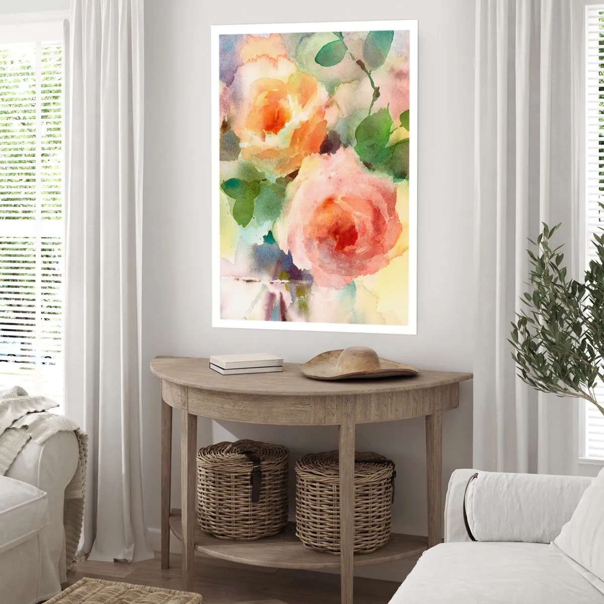 Plagát - Jemné ako akvarel - 50x70 cm