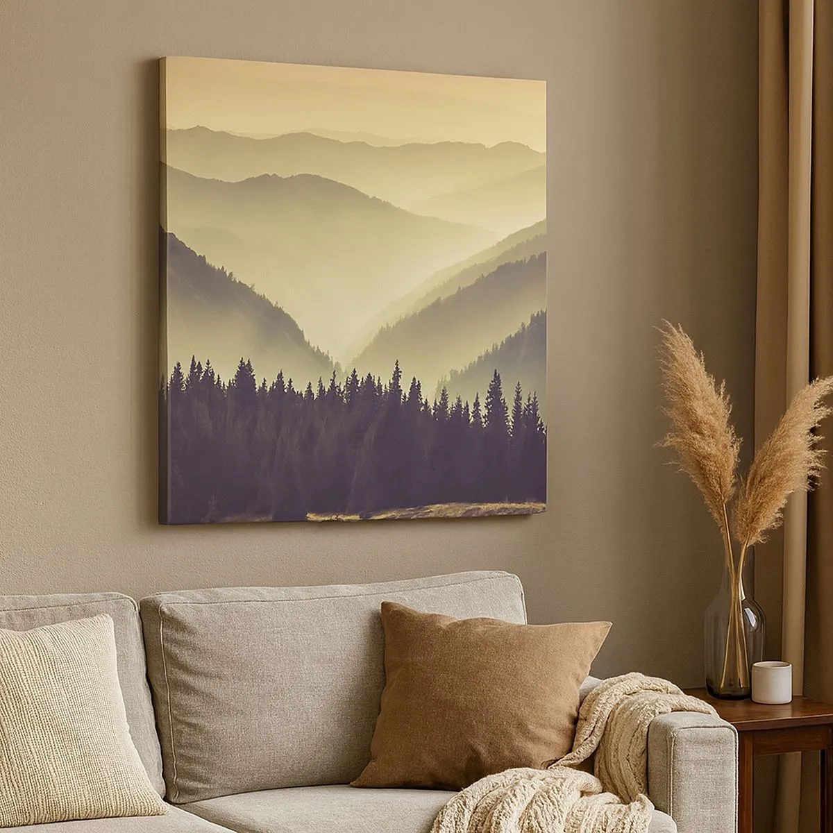 Obraz na plátne - Za siedmimi horami… - 30x30 cm