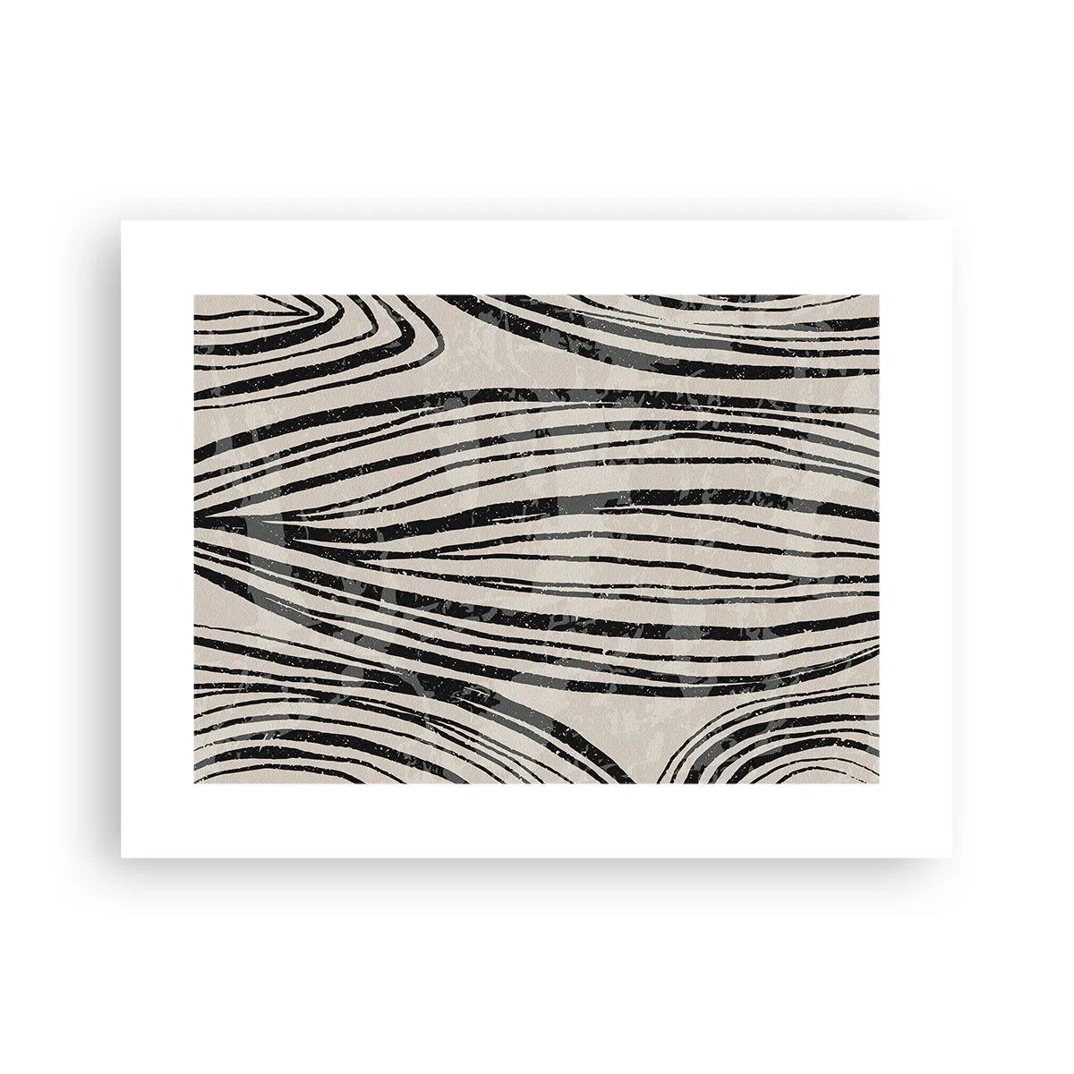 Plagát - Močiar s líniami - 40x30 cm