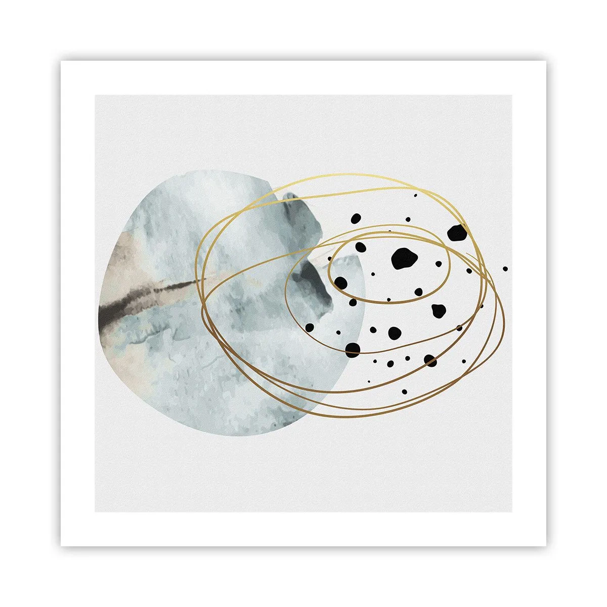 Plagát - V objatí priestoru - 50x50 cm