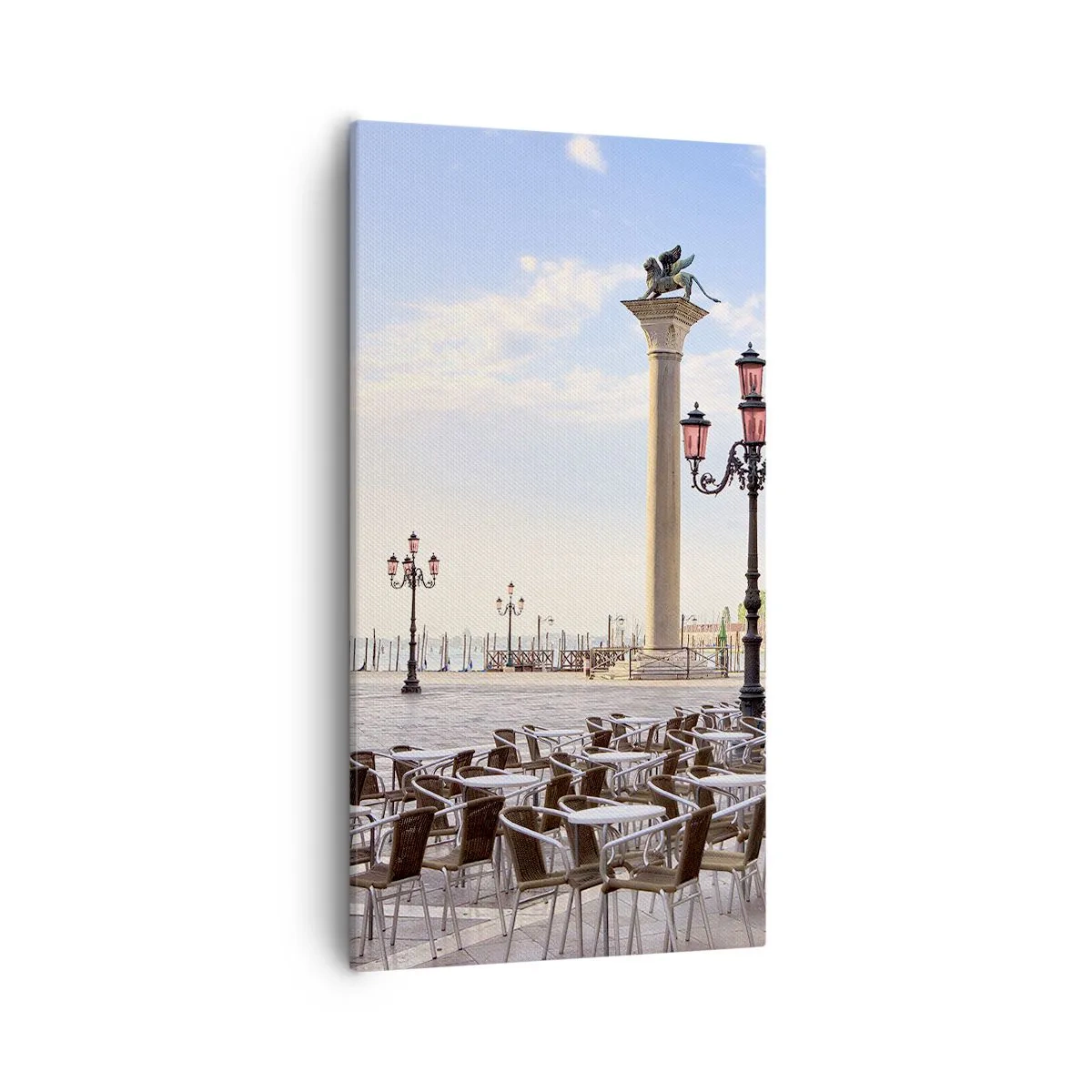 Obraz na plátne - Pozývame, všetko pripravené - 55x100 cm