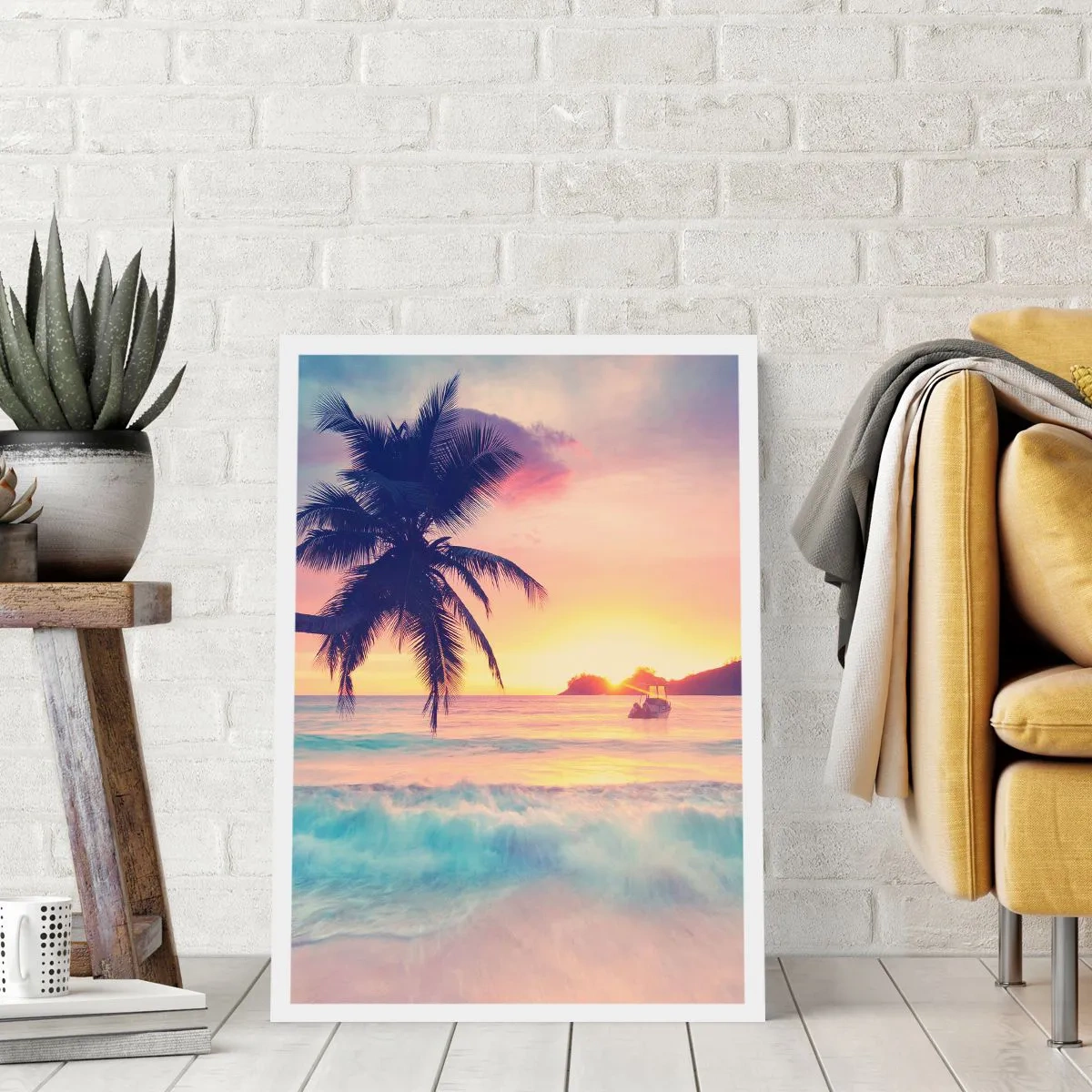 Plagát - Večer v zátoke - 40x50 cm