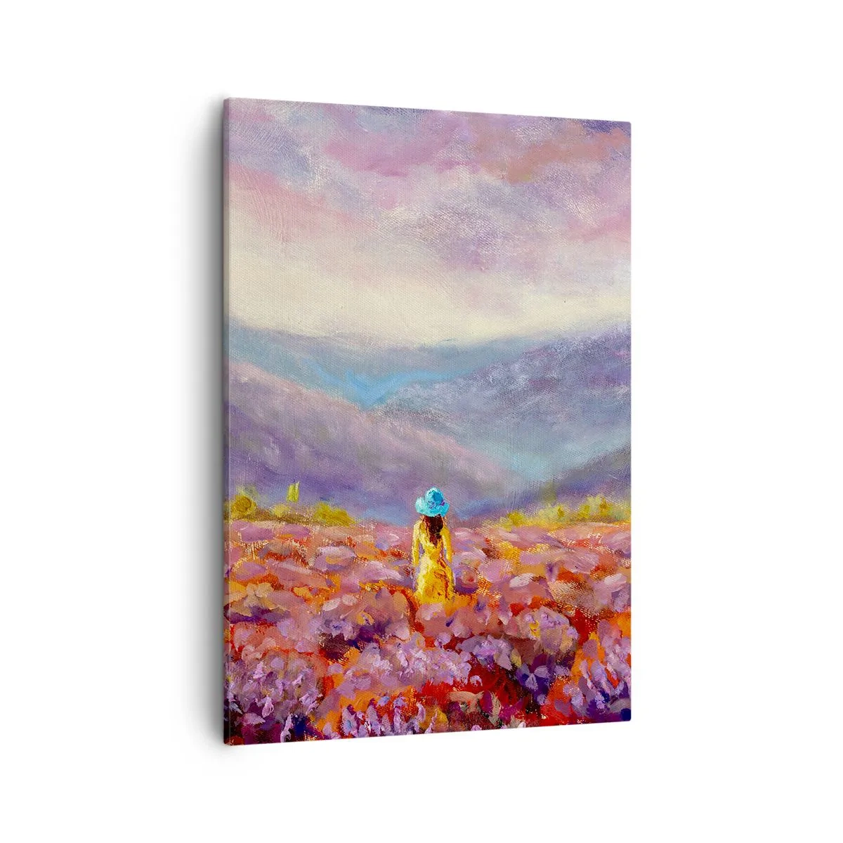 Obraz na plátne - V levanduľovom svete - 50x70 cm