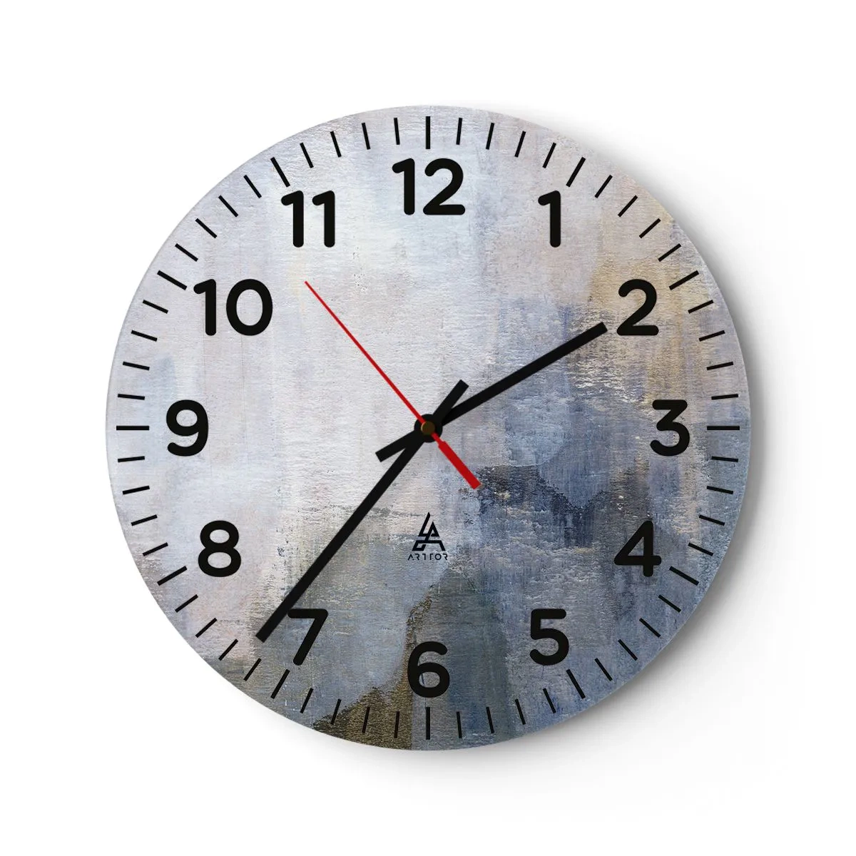 Nástenné hodiny - Tóny a akordy farieb - 40x40 cm