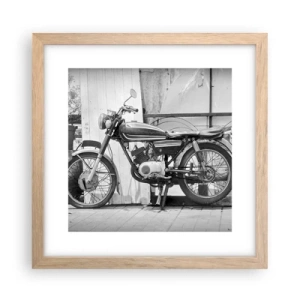 Plagát v ráme zo svetlého duba - Klasika nadovšetko - 30x30 cm