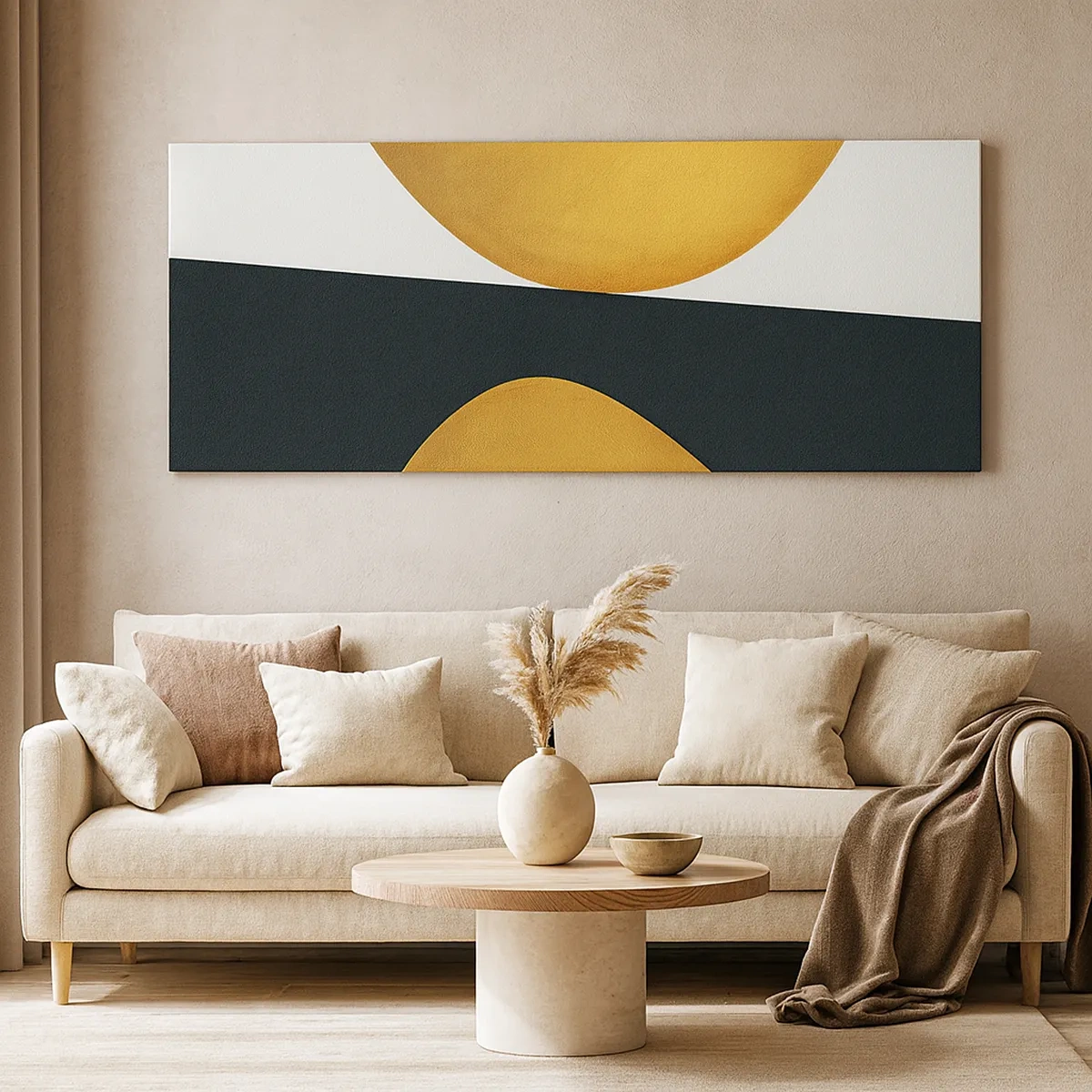 Obraz na plátne - Po prvé: zlato - 30x30 cm