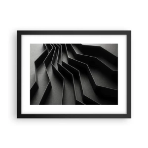 Plagát v čiernom ráme - Priestorový poriadok - 40x30 cm