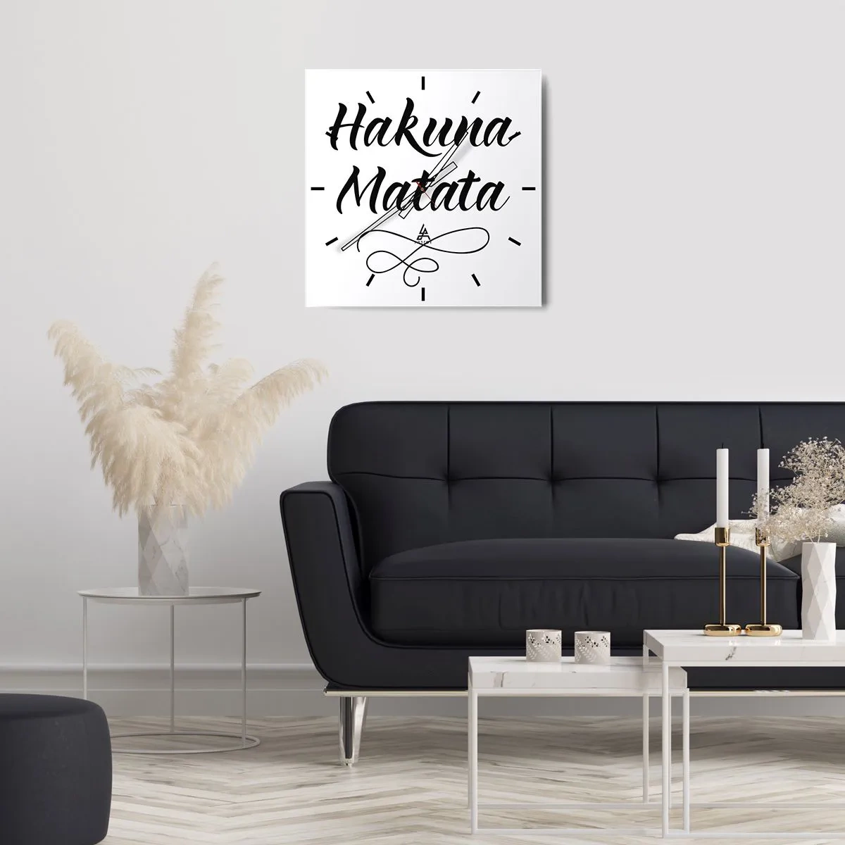 Nástenné hodiny - Najlepšia rada - 40x40 cm