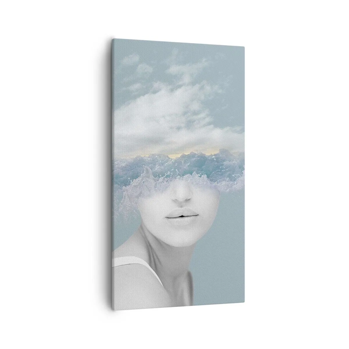 Obraz na plátne - S hlavou v oblakoch - 55x100 cm