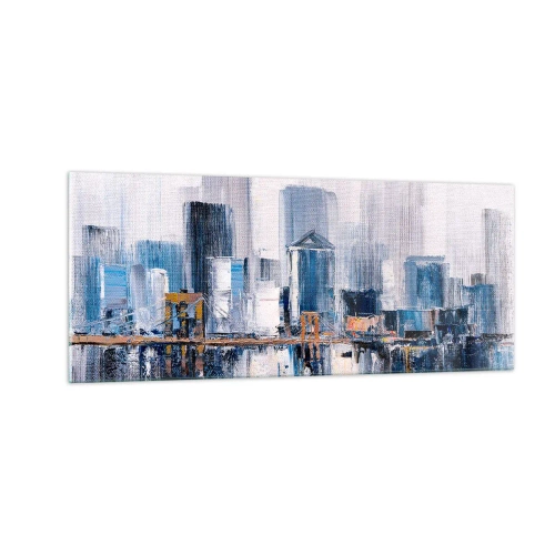 Obraz na skle - Newyorská impresia - 100x40 cm