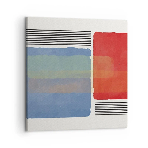 Obraz na plátne - Duch a písmeno geometrie - 60x60 cm