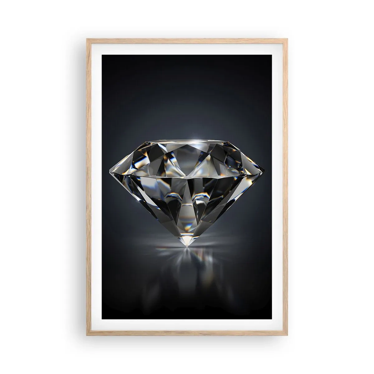 Plagát v ráme zo svetlého duba - Best girls friend - 61x91 cm