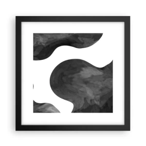 Plagát v čiernom ráme - Mliečna dráha - 30x30 cm