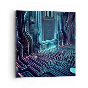 Obraz na plátne - Len tak premýšľam… - 70x70 cm