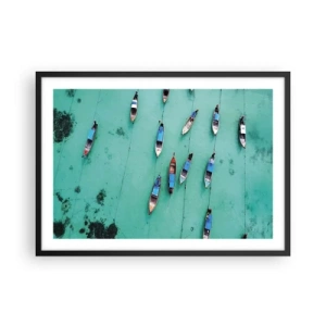 Plagát v čiernom ráme - V radostnom očakávaní - 70x50 cm