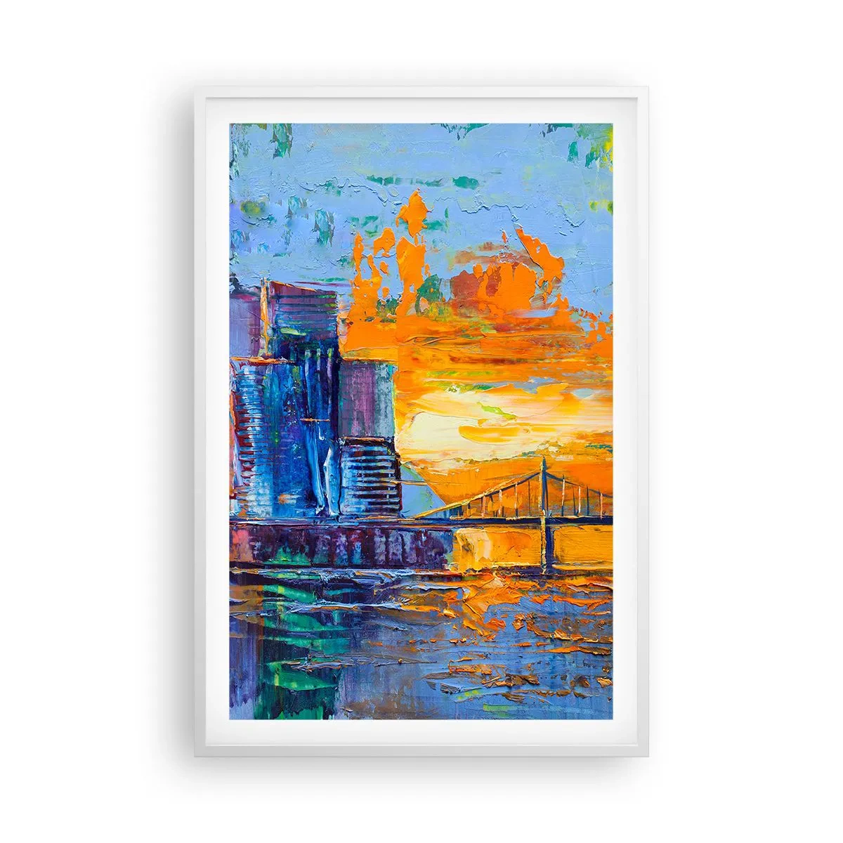 Plagát v bielom ráme - Kultúra a príroda - 61x91 cm