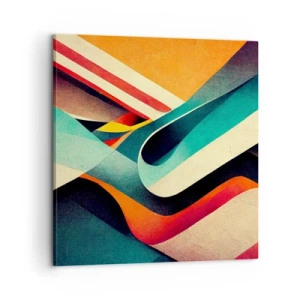 Obraz na plátne - Intenzívna kompozícia - 60x60 cm