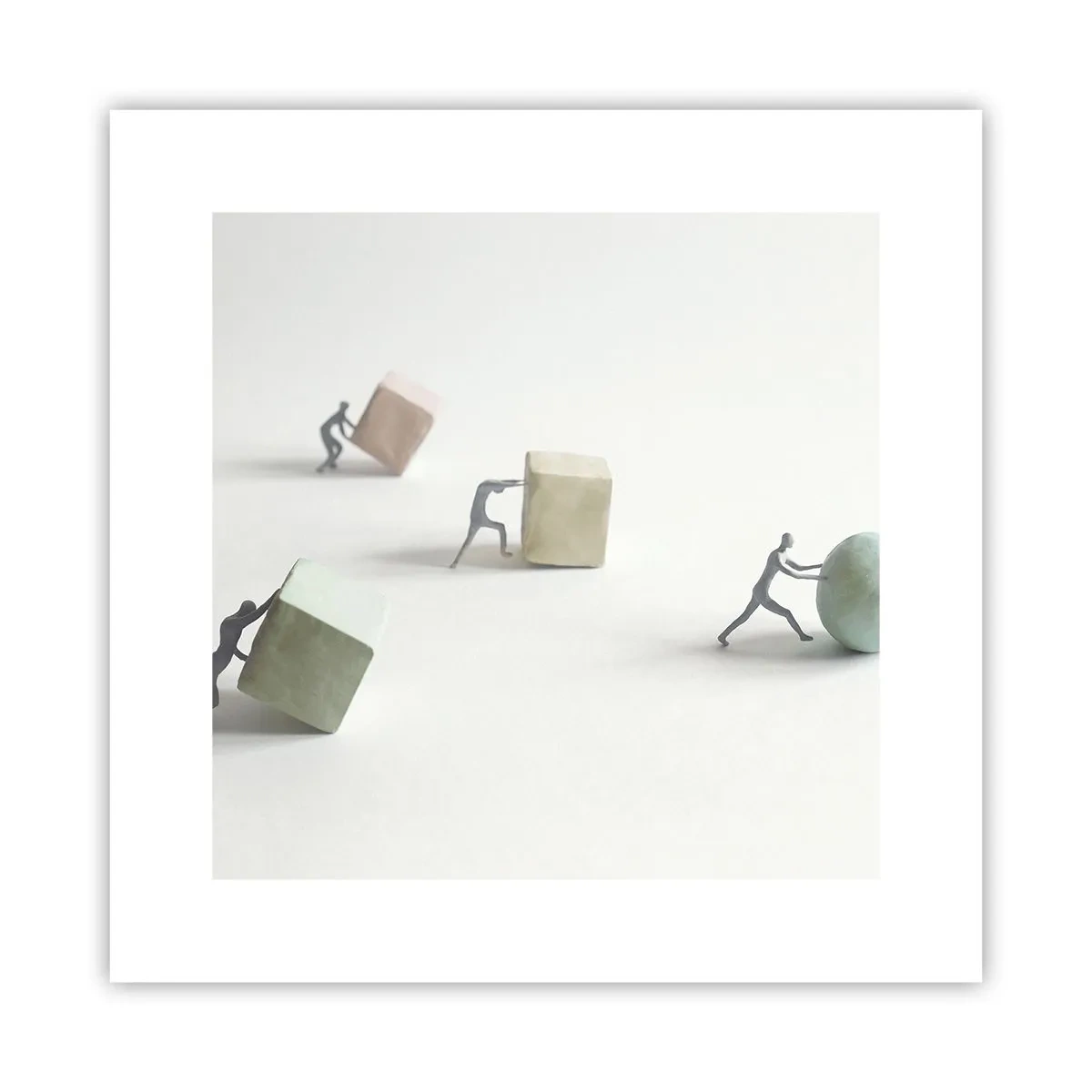 Plagát - Život samotný - 30x30 cm